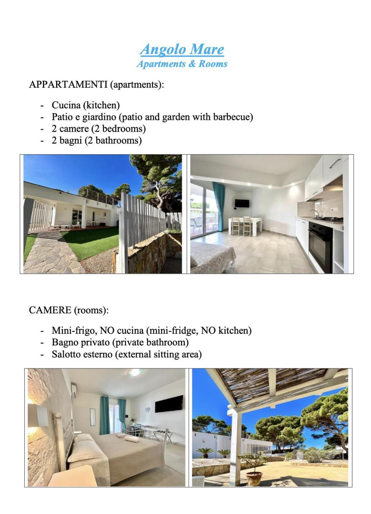 Angolo Mare Apartments & Rooms ปอร์โตปีโน ภายนอก รูปภาพ